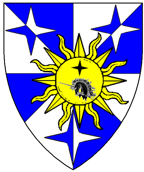 The arms of Branwyn fer' Corran